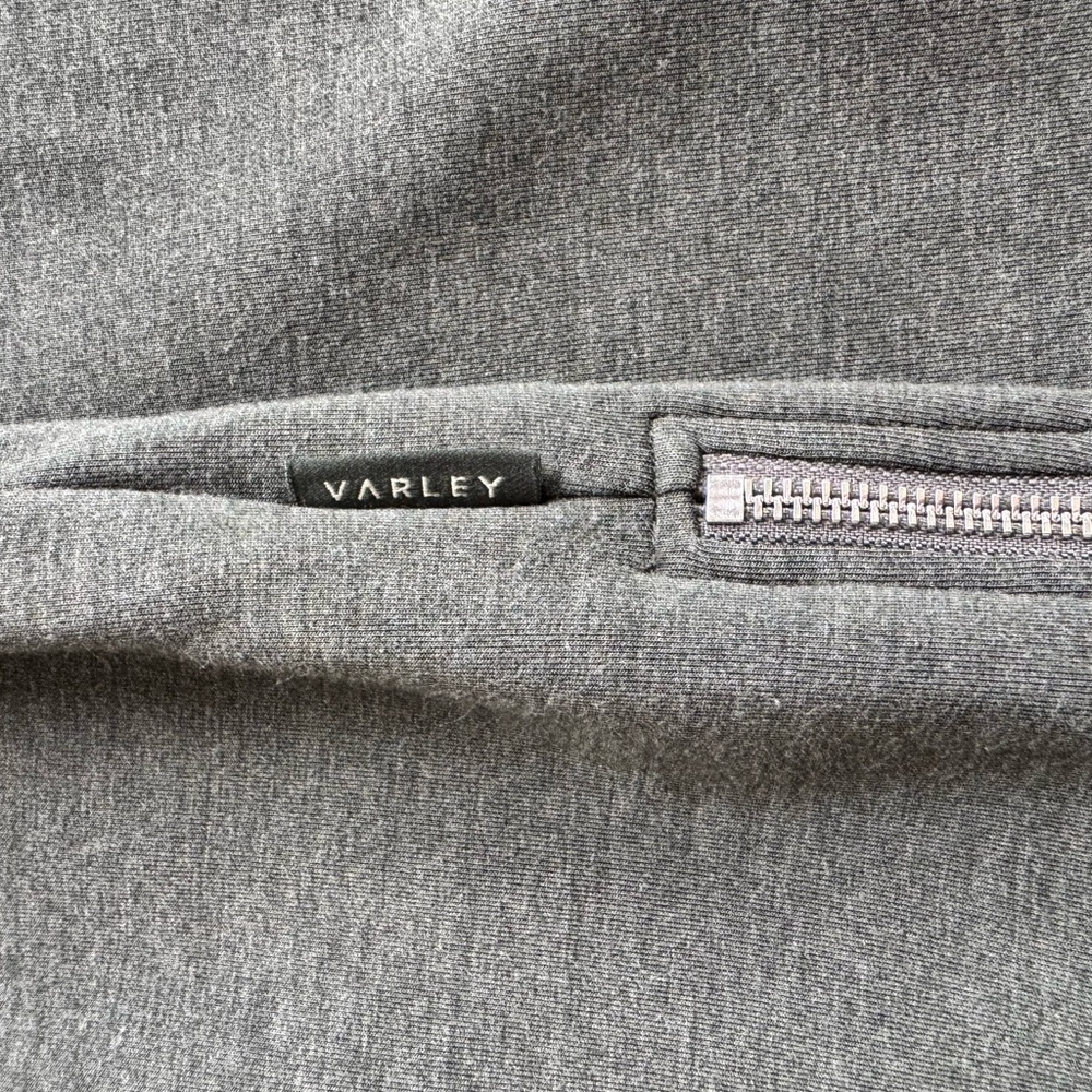 Varley Lowry Sweat doublesoft sweatshirt olive marl green like new large - Picture 12 of 14